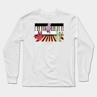 Piano Trinity Red Long Sleeve T-Shirt